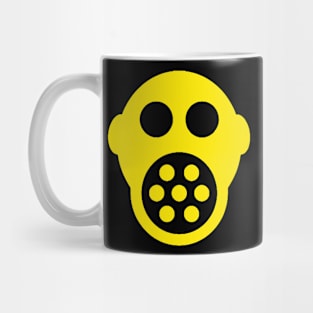 yellow mask Mug